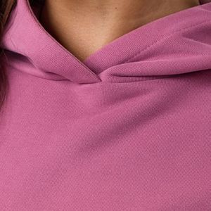 Sudadera con Capucha Oversize Rosa Berry para Mujer, de Forro Polar, Manga Larga, Estilo Casual Urbano, Ajuste Relajado, Suave al Tacto y Cómoda - Product Image 5