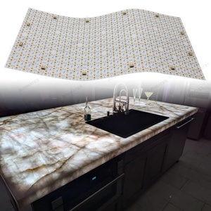 उल स राकेमेट इनडोर सॉफ्ट एलईडी बैकलाइट काउंटॉप्स सफेद 6400k लाइट मैट्रिक्स शीट 15w 1500lm bendable फ्लेक्स एलईडी शीट - Product Image 2