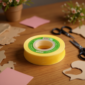 Nastro Iln Gasa 2,5 cm x 35 m giallo per artigianato e decorazioni - Product Image 3