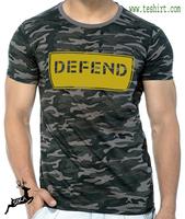 Camisetas de Jersey de Camuflaje Transpirables de Tallas Grandes Alibaba, Prelavadas, Suaves, 100% Algodón, Unisex, de Manga Corta, de Alto Gramaje, India
