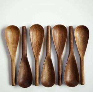 ช้อนไม้สีน้ำตาล ช้อนไม้สำหรับน้ำผึ้ง กาแฟ ของหวาน อุปกรณ์ครัว ช้อนเสิร์ฟ ดีไซน์ใหม่ล่าสุด ปี 2026 ขายดีอันดับต้นๆ - Product Image 1