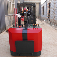 Chariot élévateur à palettes entièrement électrique, chariot élévateur à fourche motorisé pour la manutention des matériaux en entrepôt, le chargement et le stockage