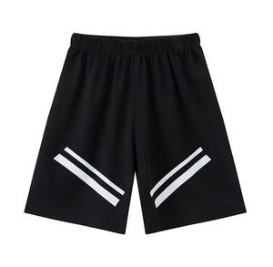 Men's Quick Dry Sport <b>Shorts</b> with Solid Mid Waist Elastic Waist Bermuda Length Cotton <b>Woven</b> Button Fly Front Logo Casual Style - Product Image 2