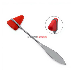 Martillo de Reflejos Taylor Rojo de 7.5 Pulgadas, Instrumento de Examen Neurológico Médico Quirúrgico de Grado Alemán - Product Image 1