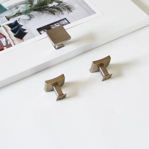 Modern Square Zinc Alloy Cabinet <b>Knob</b> Minimalist <b>Drawer</b> <b>Pull</b> Handle for Kitchen Cabinets Wardrobe Bathroom Furniture Hardware - Product Image 4