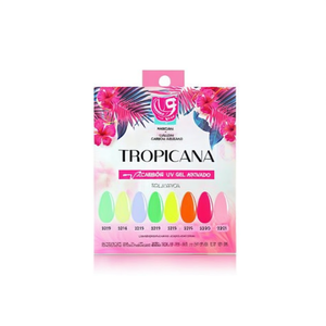 Tropicana Collection UV Gel <b>Nail</b> Polish <b>Set</b> 3214 3215 3216 3217 3218 3219 3220 3221 - Product Image 2