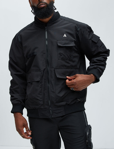 Chaqueta Bomber Estilosa para Hombre 2026, Ropa de Calle a la Moda, Chaqueta Impermeable Personalizada para Hombre con Múltiples Bolsillos - Product Image 1