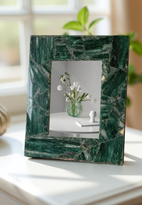 Elegant Resin Memory <b>Frame</b> <b>with</b> Beautiful Floral Accents for Cherished Photographs - Product Image 5
