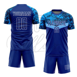 ชุดฟุตบอลคุณภาพดีที่สุด หลายสี สำหรับทุกเพศทุกวัย  รับสั่งทำตามแบบ  ระบายอากาศได้ดี แห้งเร็ว ชุดสโมสรฟุตบอลแบบสั้น - Product Image 3