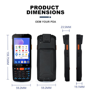 PDA industriel Android <span class=keywords><strong>Z82</strong></span> avec clavier physique et lecteur de codes-barres 2D haute vitesse pour les travailleurs de terrain en logistique - Product Image 3