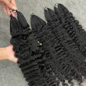 Cheveux humains vietnamiens 100% naturels, bouclés style birman, couleur noire naturelle, en stock, fournisseur de cheveux de qualité supérieure en gros - Product Image 1