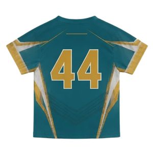 Unisex Teal Gold Sublimated Lacrosse Jersey Lightweight <b>Polyester</b> Reversible Athletic <b>Shirt</b> Sports Uniform Team Apparel - Product Image 2