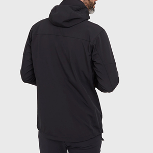 Veste softshell pour homme, élégante, personnalisable, décontractée, hiver, col montant, fermeture éclair, respirante, écologique, en vente, nouvelle arrivée - Product Image 2
