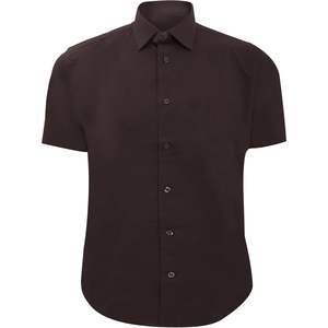 Camisa Entallada de Manga Corta para Hombre, Colección Personalizada, Fácil Cuidado, Paquete de 18 Unidades - Product Image 1