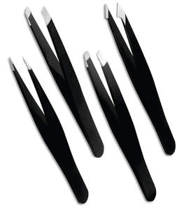 Pince à épiler professionnelle pour cils, haute qualité, pointe fine, en acier inoxydable, outil cosmétique pour extensions de faux cils - Product Image 2