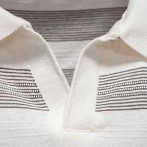 Camisa Polo Personalizada para Hombre, 100% Algodón Piqué, Corte Ajustado Informal, Cuello a Rayas, Manga Corta, Ropa de Moda de Temporada - Product Image 3