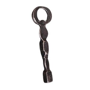 Abridor de botellas de hierro con acabado en polvo negro de diseño moderno para decoración de bares, regalos y sacacorchos multifuncional. - Product Image 5