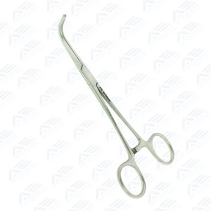 Pinces chirurgicales hémostatiques courbées pour artères, instruments médicaux chirurgicaux en acier inoxydable de 11 pouces - Product Image 6