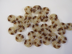 Botones de Cuerno Ecológicos de Alta Calidad para Prendas de Vestir, Tamaños Personalizados Disponibles, Estilos Náuticos y de Animales, Agata en Grandes Cantidades - Product Image 2