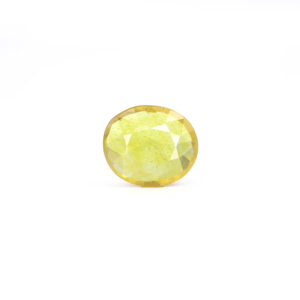 Premium 3.05 Carat Oval Cut Yellow Sapphire Loose Gemstone for Fine Jewelry - Product Image 1