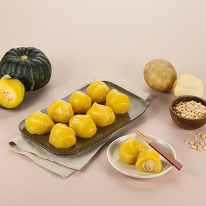 [MILWON] Pastel de Arroz de Calabaza, Surtido para Venta al por Menor, Pastel de Arroz de Calabaza Dulce Coreano con Textura Masticable, Pastel de Calabaza y Patata Dulce - Product Image 5
