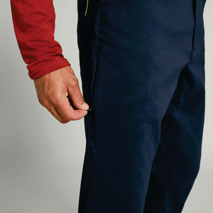 Pantalones Casuales Azul Oscuro para Hombre, Cintura Elástica, Transpirables, de Poliéster, Corte Recto, con Logotipo en la Pierna Derecha, para Otoño - Product Image 5