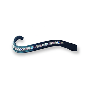 Saman exporte un bracelet en cuir exclusif avec décoration en strass rose clair, violet et argent Fabricant et fournisseur - Product Image 4