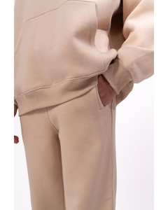 Concevez votre propre survêtement d'entraînement personnalisé surdimensionné pour hommes survêtement à capuche surdimensionné de haute qualité 100% coton - Product Image 6