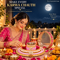 Ensemble de thali Karwa Chauth, 3 pièces, thali décoratif pour la prière avec bol Karwa, tasse en acier inoxydable pour les femmes, célébration festive