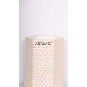 Cubo de Basura de Madera Hecho a Mano en India con Tapa Abierta, Patrón Geométrico, Ecológico, Rectangular, con Tapa Enrollable, para Uso en Interiores/Exteriores, Regalo para el Hogar - Product Image 2