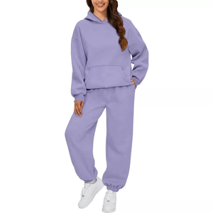Conjunto Deportivo Informal para un Estilo de Vida Activo, 100% Algodón, Tela Suave, Chaqueta y Pantalón Cómodos, Combinación Práctica para Deportes - Product Image 5