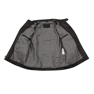 Men's <b>Winter</b> Black Cafe Racer <b>Leather</b> <b>Jacket</b> Premium Lambskin Waterproof Stand Zipper Front Rivet Detail Motorcycle Outerwear - Product Image 3
