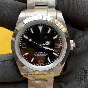 BOJ Plain R.O.L.E.X.42 Special Offer Stainless Steel Mechanical Automatic Analog Wrist <b>Watch</b> For Men Swiss Made Low Price Hot - Product Image 1