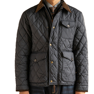 Chaqueta Clásica de Invierno para Hombre, Tejida, Impermeable, Transpirable, Acolchada, Estilo Safari, con Cierre, Resistente al Viento, Térmica y Gruesa - Product Image 1