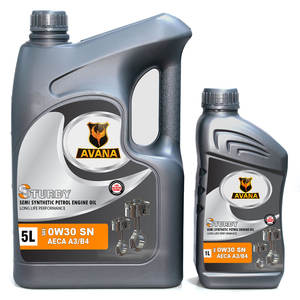 Huile à moteur d'essence semi synthétique 0W30 SN huile à moteur à essence économe en carburant pour les moteurs à essence - Product Image 2