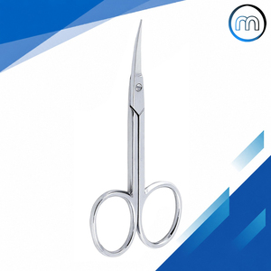 Tijeras para cutículas de acero inoxidable de grado quirúrgico, cuchillas afiladas, tijeras para cutículas de punta fina, 3.75 pulgadas, tijeras de belleza para uñas - Product Image 1