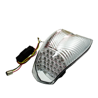 Luz Trasera LED MOFUNS ABS+PC con Luz de Señal de Giro para K1200R Sport 2005~2008 (Lente Ahumada/Transparente, Certificación E-mark)