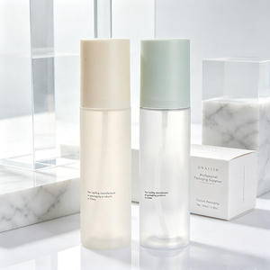 100ml Clear Frosted PET Plastic Cylinder Fine <b>Mist</b> Spray <b>Bottles</b> for Perfume Toner Moisturizer Remover Custom Cosmetic Packaging - Product Image 4
