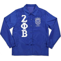 Veste de coach en jean vintage Zeta Phi Beta, tendance automne, fine, athlétique, élégante, respirante, écologique, coupe-vent pour hommes