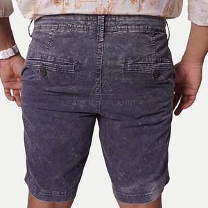 Pantalones Cortos para Hombre a Precio Razonable, Diseño de Color Sólido, Personaliza tu Propio Logotipo, Cómodos, Lavado Ácido - Product Image 3