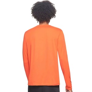 CAMISETAS ESSENCIALES DE CUELLO REDONDO Y MANGA LARGA PARA HOMBRE, COLOR NEGRO - Product Image 6