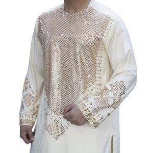 ชุดอัฟกานีสีขาวงาช้างปักลายสำหรับผู้ชาย ผ้าฝ้ายแท้ เนื้อผ้านุ่ม สัมผัสนิ่มสบาย ชุดชาลวาร์ คามีซแบบดั้งเดิมของอัฟกานิสถาน - Product Image 3