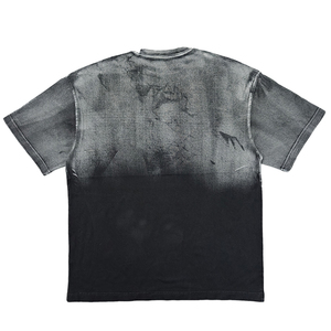 T-shirt à manches courtes en jersey 100% coton, style vintage, coupe ample, imprimé DTG personnalisé, effet délavé, pour homme et femme. - Product Image 2