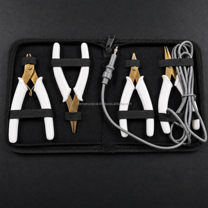 Wholesale INTENSE SURGICAL INSTRUMENTS Permanent Stainless Steel Jewelry Making Tool Set Flush <b>Cutter</b> Long Nose Pliers Short - Product Image 1
