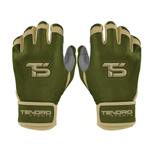 Custom Made Breathable Professional Unisex Baseball Batting Gloves Custom All-Color Sheepskin Leather Padded Wrist - Product Image 2