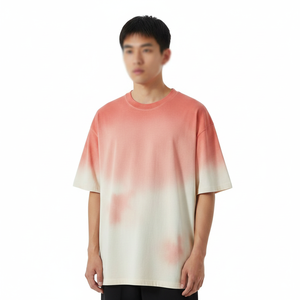เสื้อยืดโอเวอร์ไซส์ผ้าฝ้าย 100% หนานุ่ม ระบายอากาศดี คอกลม ทรงหลวม สวมใส่สบายในฤดูร้อน สไตล์ลำลอง ล้างสีแบบแอซิดวอช พร้อมโลโก้แบบกำหนดเอง - Product Image 5