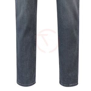 Pantalones vaqueros azules de diseñador al por mayor de fábrica para hombre, ajustados, elásticos, rasgados, transpirables, lavados, en Pakistán - Product Image 4