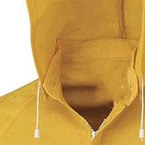 Yellow Waterproof Rain Suit Full Sleeve Hooded <b>Jacket</b> Pakistan Manufacturer Low Price Rain Suits Best Product Rain Suits Durable - Product Image 4