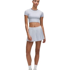 Robe de tennis pour femmes de qualité supérieure anti-transpiration résistant aux UV et respirant ensemble de jupe athlétique idéal pour le tennis, le golf et le fitness - Product Image 4