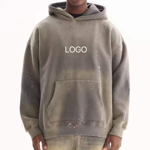 Los Mejores Fabricantes de Ropa: Sudadera con Capucha Personalizada con Efecto Desgastado por el Sol, Lavado Ácido y Estilo Distressed, Oversized, Boxy y Cropped, para Hombre - Product Image 2